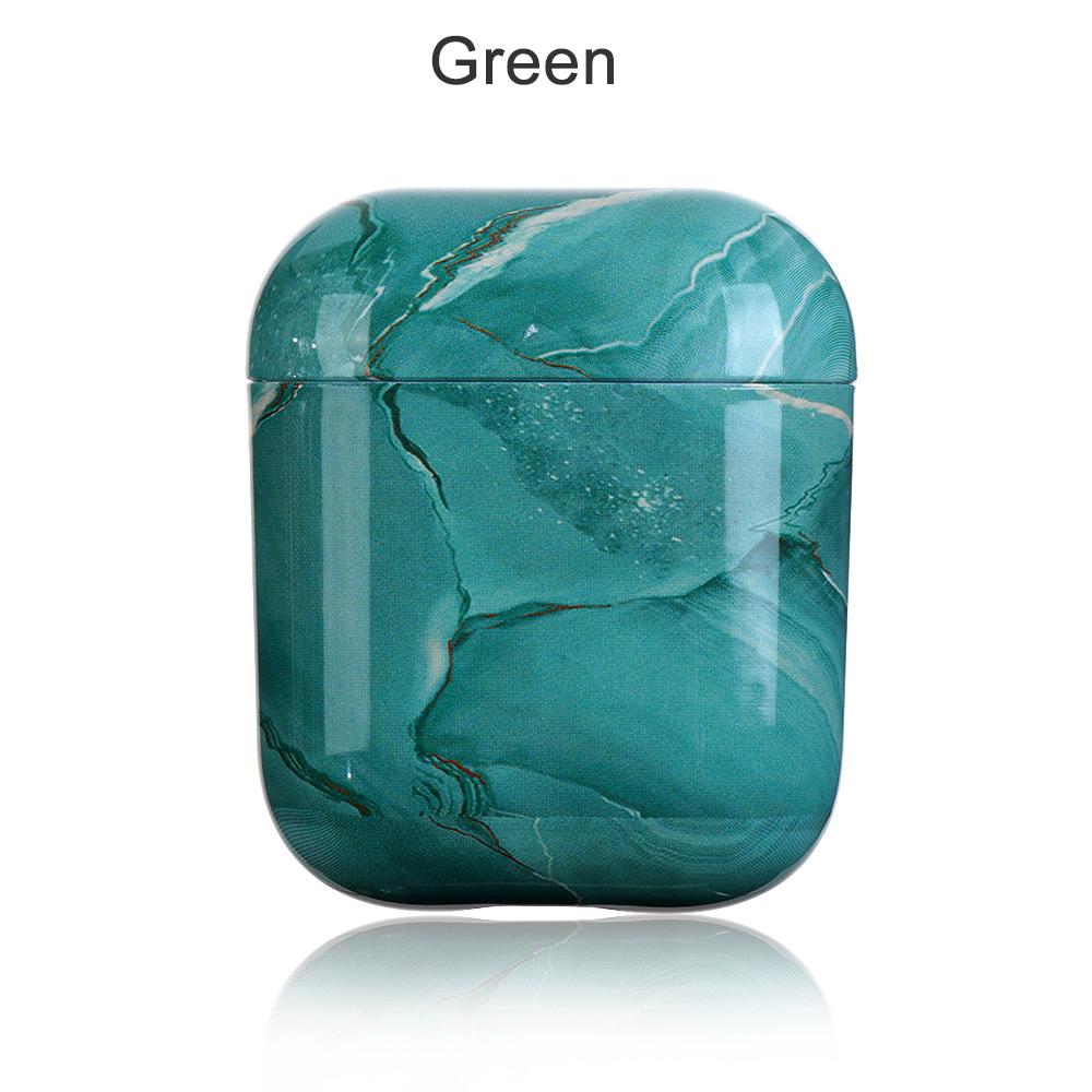 

Fashion Charging Box Shockproof Hard PC Bag Shell Protective Case Cover Marble Stone