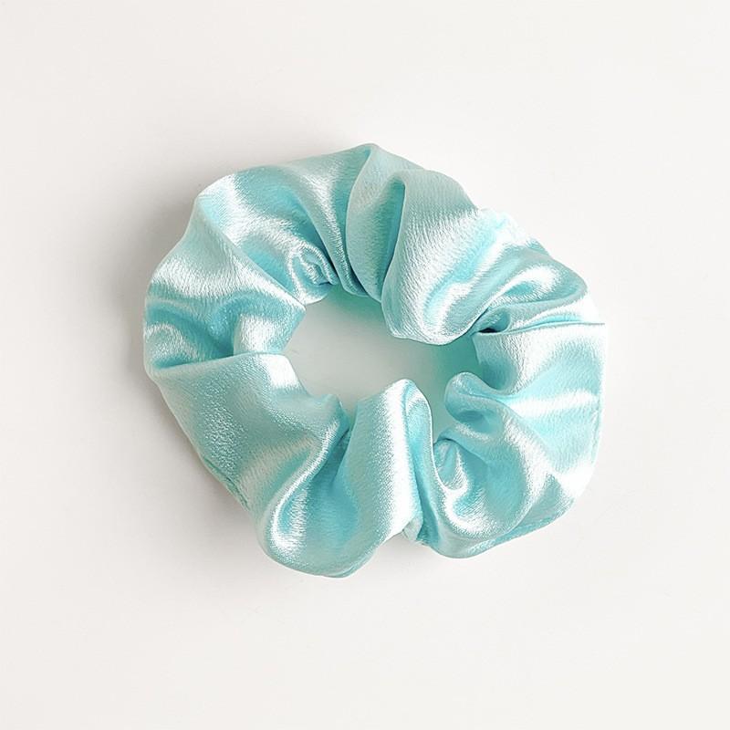 Vintage Crystal Satin Large Intestine Ring Premium Hair Band Headband Rubber Band Head Flower Hair Accessories Women