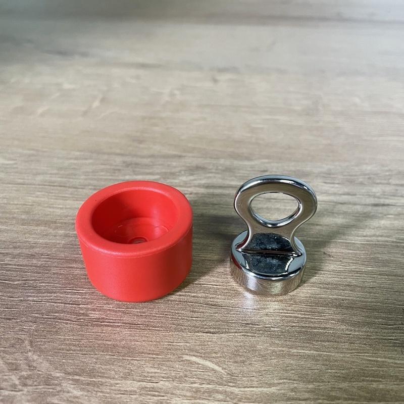 Stainless Steel Metal/PVC Lock for Restraint Straps Magnetic Key Medical Safety (Black/Red) Escape Proof Hospital Patients