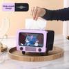 TV Peçetelik Işık Lüks Plastik Oturma Odası Sehpa Çok Fonksiyonlu Saklama Kutusu Ev Banyo Tuvalet Masaüstü Peçetelik