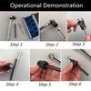 11pcs Universal Damaged Nut Bolt Remover Stud Extractor Set Broken Bolt Removal