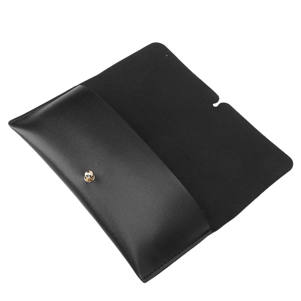 Eyeglasses Case PU Leather Simple Fashionable Portable Goggles Glasses Case for Office Worker Student