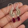Pink Rubellite Gemstone Jewelry, 925 Sterling Silver Earring, Handmade Charming Earring, Bohemian Rubellite Earring For Grandma Gift