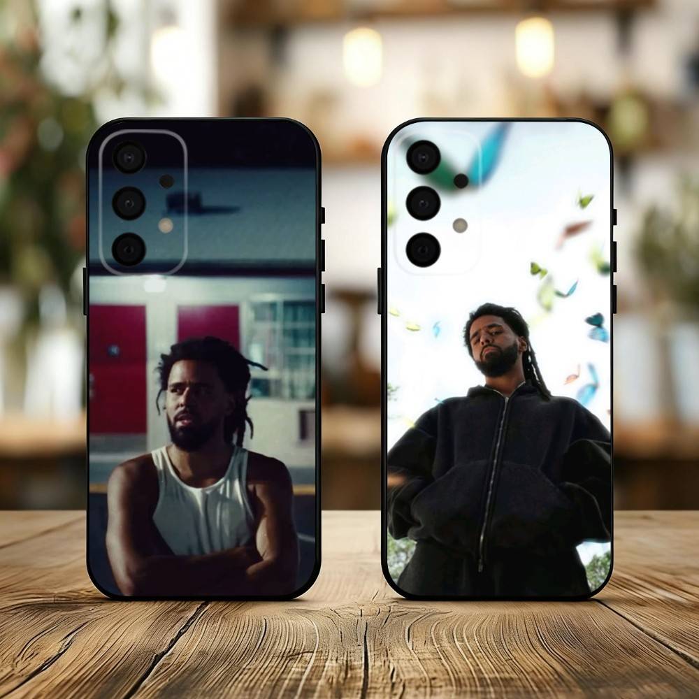 Rapper Singer J-J C-Cole-E Phone Case For Samsung Galaxy A73,A72,A71,A70,A53,A52,A51,Others Soft Black Shell