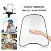 Universal Motorcycle Windshield Large Windscreen Compatible With Motorcycles Electric Cars Scooters And More Clear