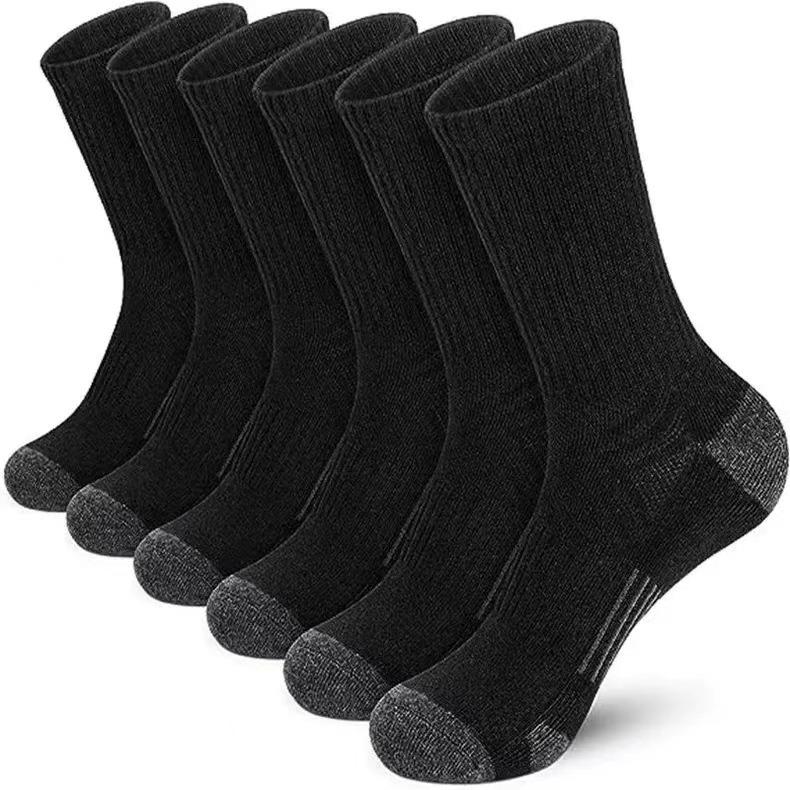 

Large Size Elastic Mid-Calf Basketball Socks - White, Spring/Summer Men s Sports Socks 42-47 чорний