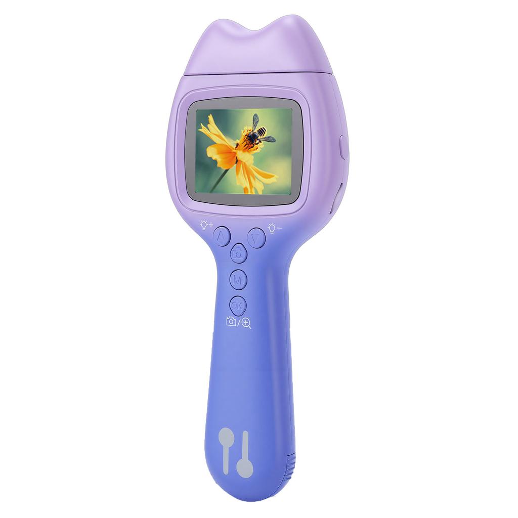 Handheld Digital Microscope 2.0 Inch Display Telephoto Double Lens 500X Optical Magnification Digital Zoom   Digital Microscope