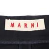 MARNI made in Italy Cropped pants 38 Black series Button fly Women Used