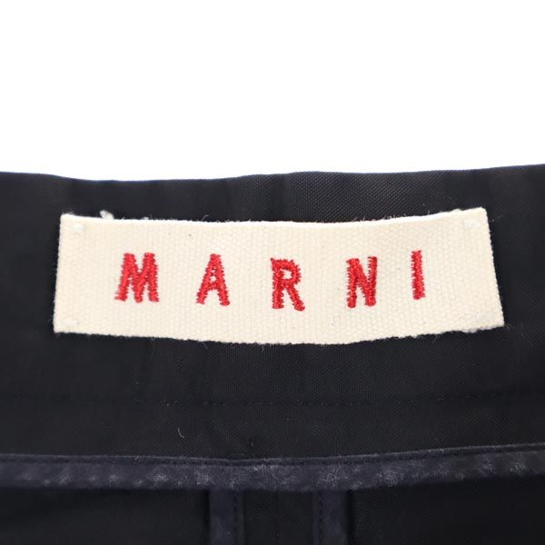MARNI made in Italy Cropped pants 38 Black series Button fly Women Used