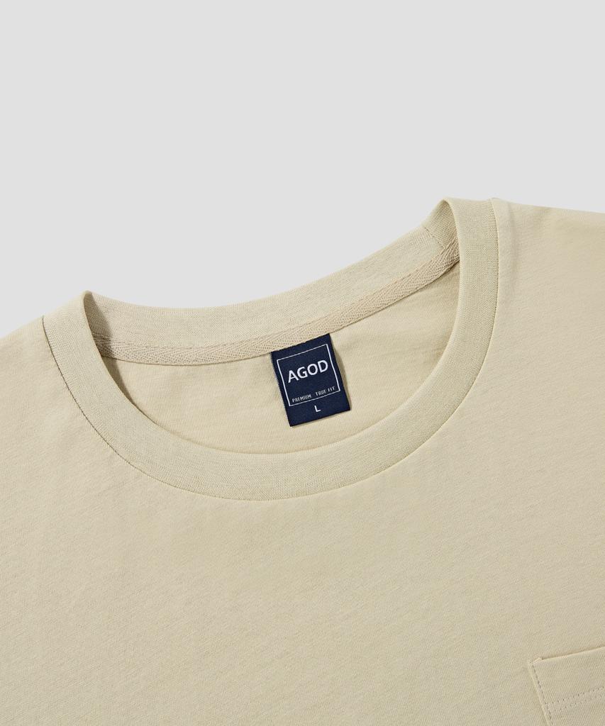 AGOD Racing Short Sleeve T-Shirt [Light Beige]