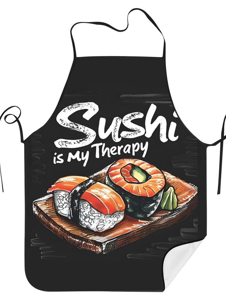 An apron with food pattern, suitable for handicrafts, baking and kitchen cleaning, is a perfect holiday gift