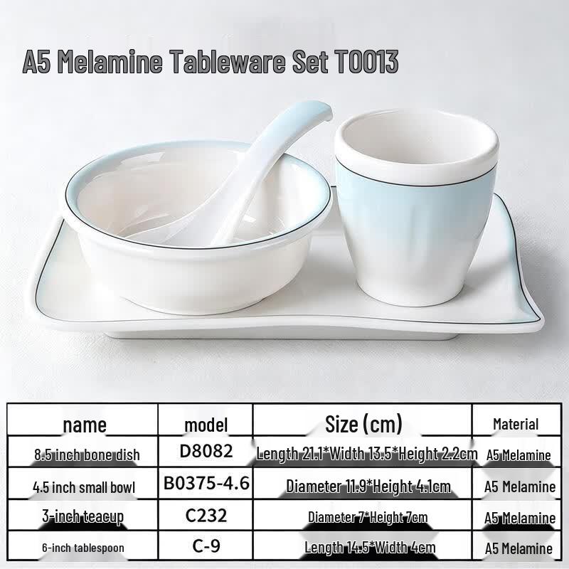 A5 Melamine Dinnerware Set