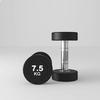 ZhuiTuBao Solid Rubber Coated Fixed Dumbbells