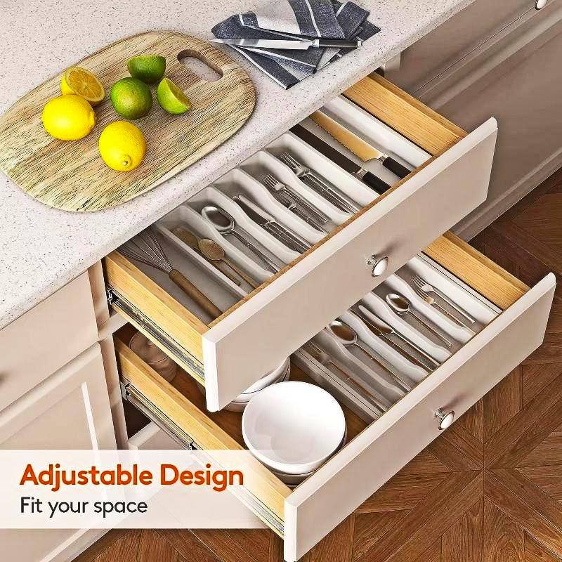 Kitchen Furniture Storage Expansion Tableware Storage Box For Household Use Kitchen Storage Container Pantry Organizer