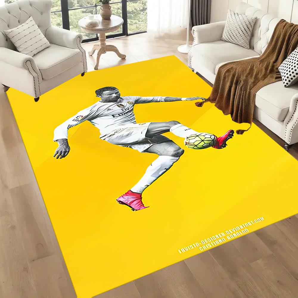Cristiano Ronaldo Area Rug Perfect For Entryway Game Room Outdoor Study Room Antislip Carpet Office Home Decor Perfect Birthdaychristmas Gift Idea