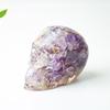 Crystal Resin Skull Decor With Natural Stones For Office And Home Tabletop Display