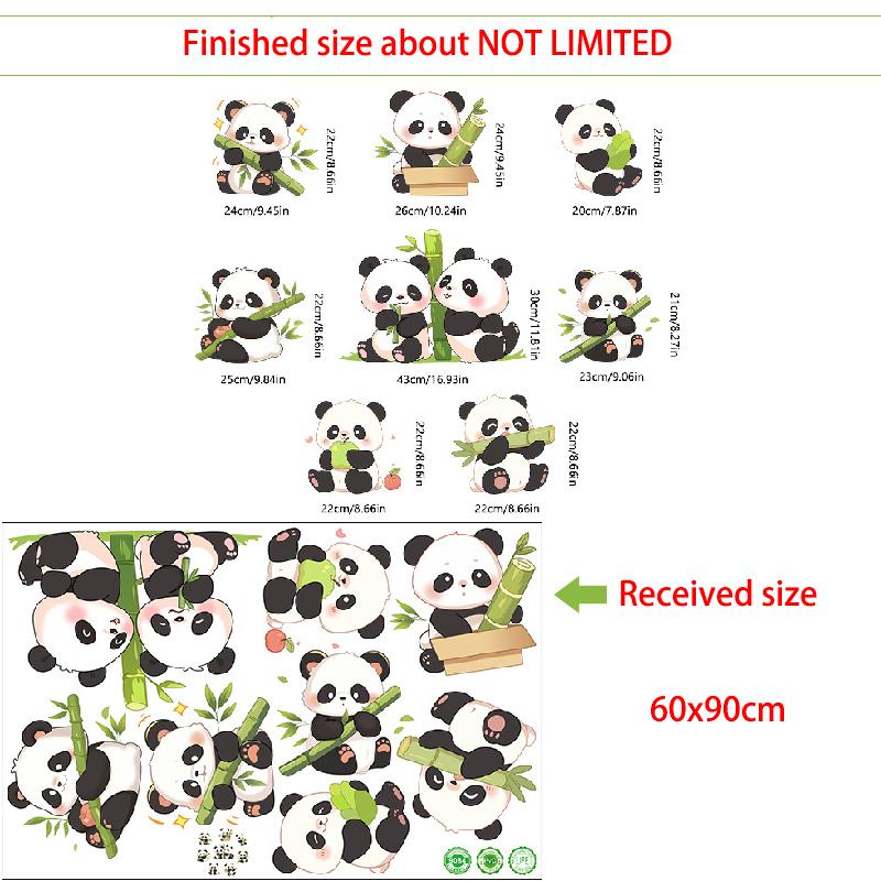 

Наклейка на стену «Животные джунглей» Слон Обезьяна Тигр Панда Собака Кошка Самоклеящаяся Съемная Наклейка для Детской Комнаты Детской Гостиной Спальни Декор AS PIC