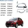4PCS Turbo Oil Return Drain Line And Oil Feed Pipe Kit Compatible With Chevy Cruze Sonic Trax & Buick Encore 1.4 L4 55568031 55592600 25198546