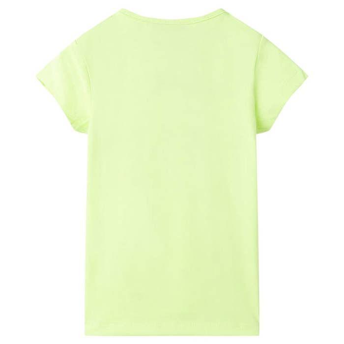 T-shirt pour enfants jaune fluo 92/104/116/128/140