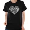 Cute Gun Rights Girl Love 2nd Amendment Gift Womens Graphic Crewneck T Shirt Tee