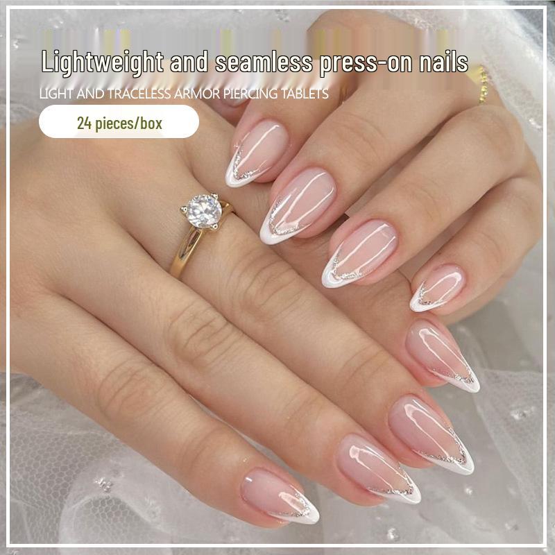 Trendy Removable Nude Gel Nail Patches – Ready-to-Wear Stylish Manicures