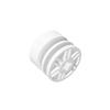 50g/30PCS 55982Wheel 18mm Dx14mm with Axle Hole Block Moc Compatible with Brick DIY Children Toy