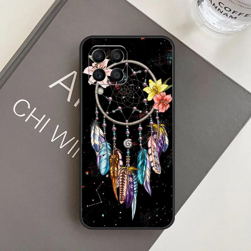 Retro Feather Dreamcatcher Case For Samsung Galaxy M15 M35 M55 M56 M36 M16 M06 M31 M13 M33 M53 M12 M32 M52 M14 M34 M54