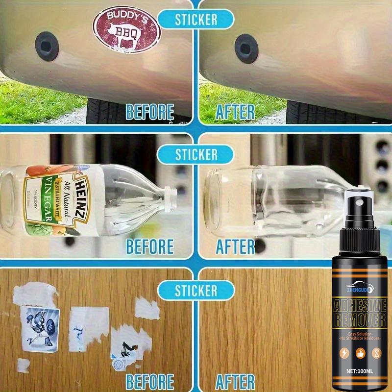 Multi-Purpose Adhesive Remover, Suitable for Glass, Tiles, Metal, and Plastic, Does Not Damage Surfaces, Quickly Removes Labels, Stickers, 