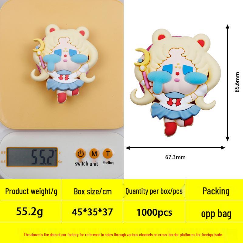 Cute Cartoon Crying Star Doll MagSafe Magnetic Phone Holder for Desktop