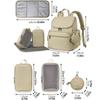 New Multi-color Optional Mommy Bag Baby Pregnant Travel Backpack Dry Wet Separation Backpack Travel Bag