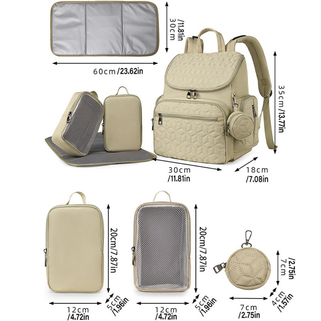 New Multi-color Optional Mommy Bag Baby Pregnant Travel Backpack Dry Wet Separation Backpack Travel Bag