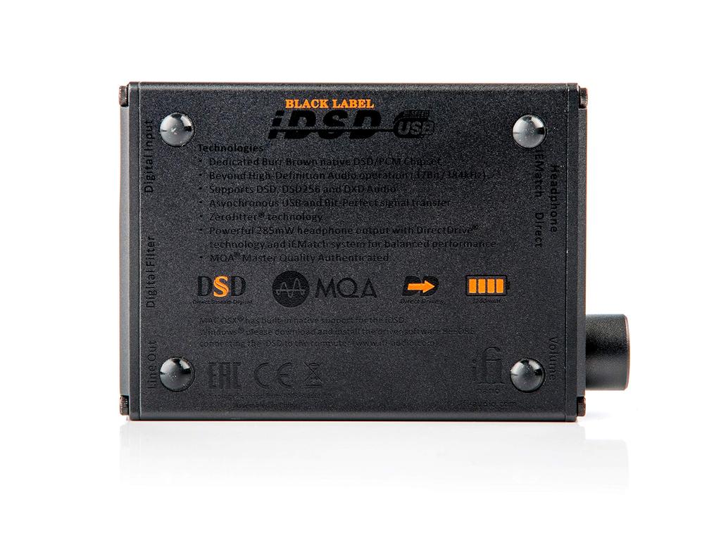 iFI Audio USBDAC Headphone Amplifier Nano iDSD Black Label Built-in