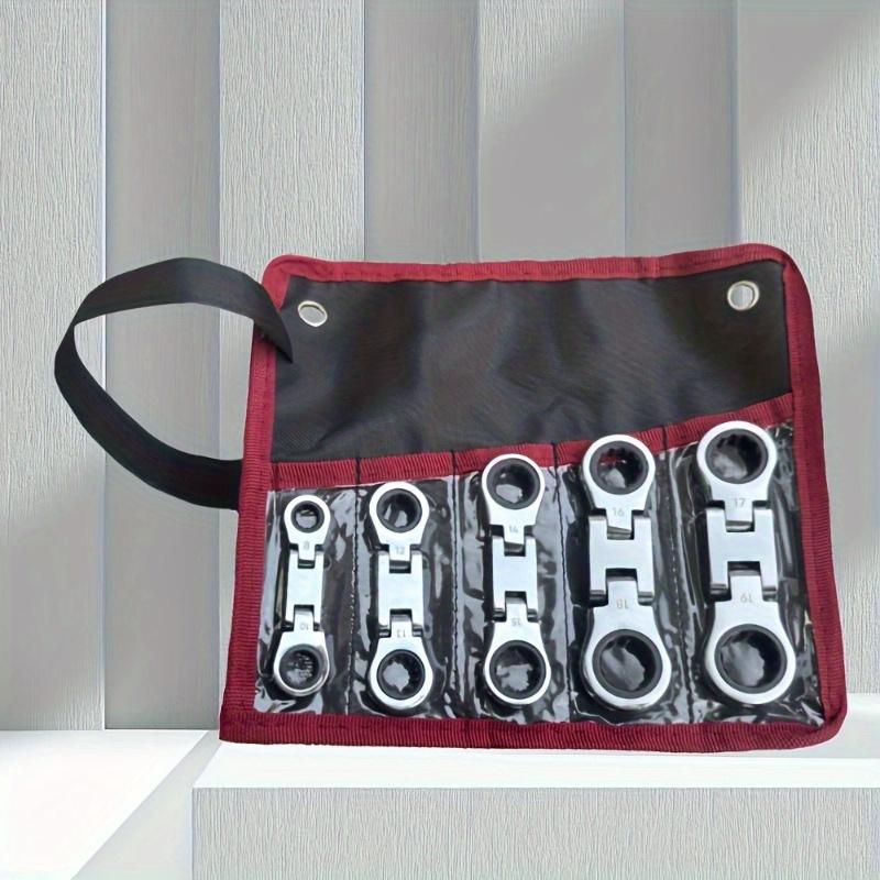 1pc Tool Set, Multi-functional Mini Ratchet Wrench, Labor-saving Double-Headed Wrench, Suitable for Car Repair, Bicycle Repair, Machine Repair