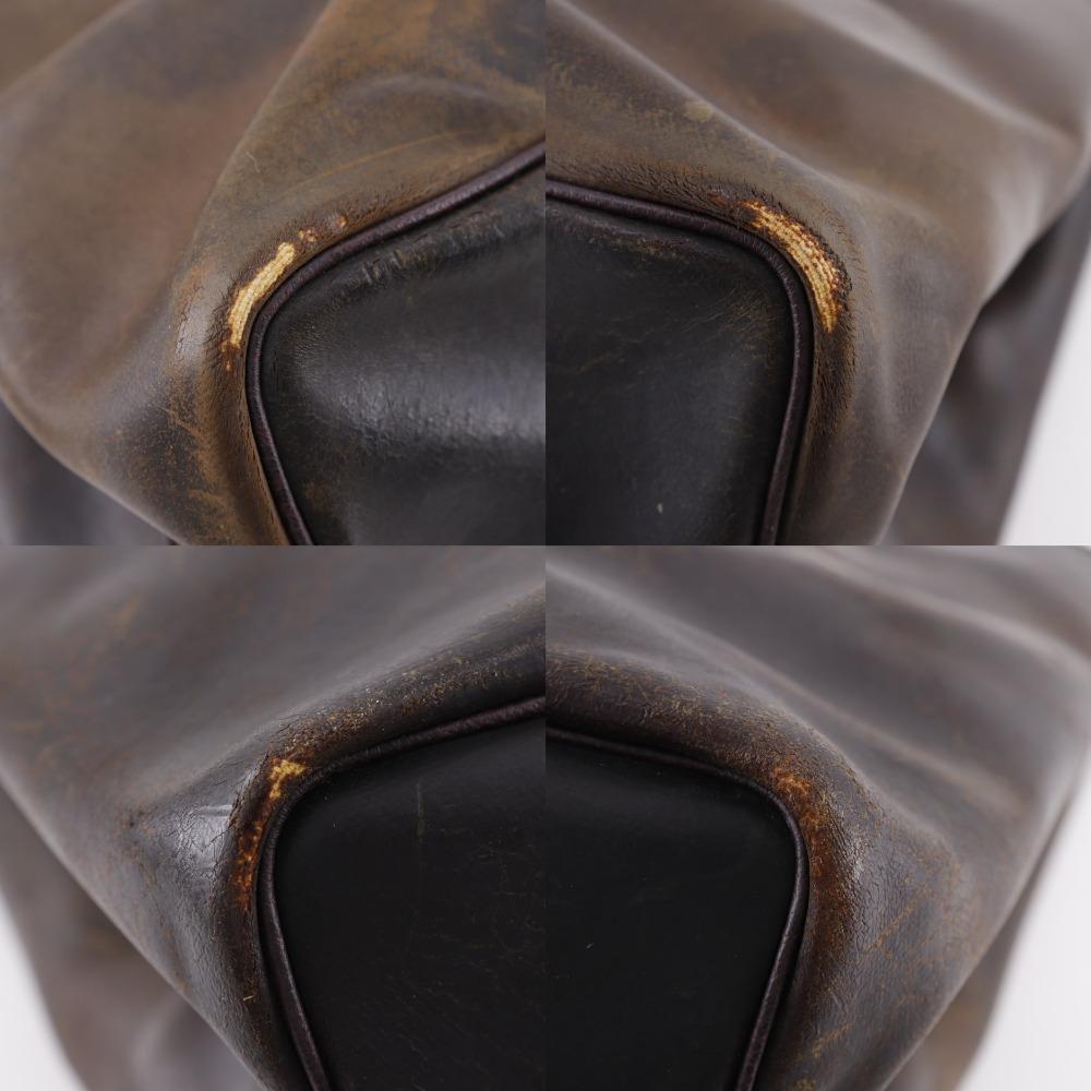 Hermes Garden Party PM Tote Bag Brown Amazonia Women Used