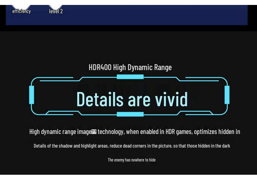 24.5" Gaming Monitor, TN Screen, 400Hz/280Hz/240Hz, AUO Panel, 0.2ms Fast Response