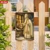 2D Flat Metal Sign Saint Nicholas 20cm x 30cm