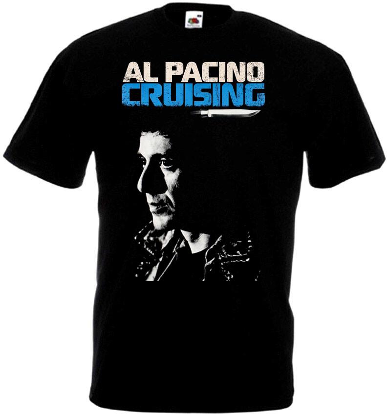 26 Cruising v6 t-shirt black Al Pacino movie poster all sizes S-5XL Unisex T-Shirt M
