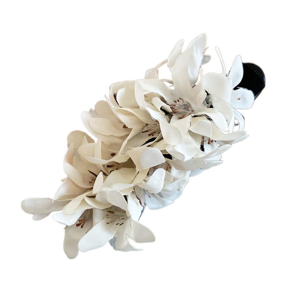 

Colorful Flower Hairpin Acrylic Ponytail Holder Fresh Hanfu Hair Clip Summer Accessories