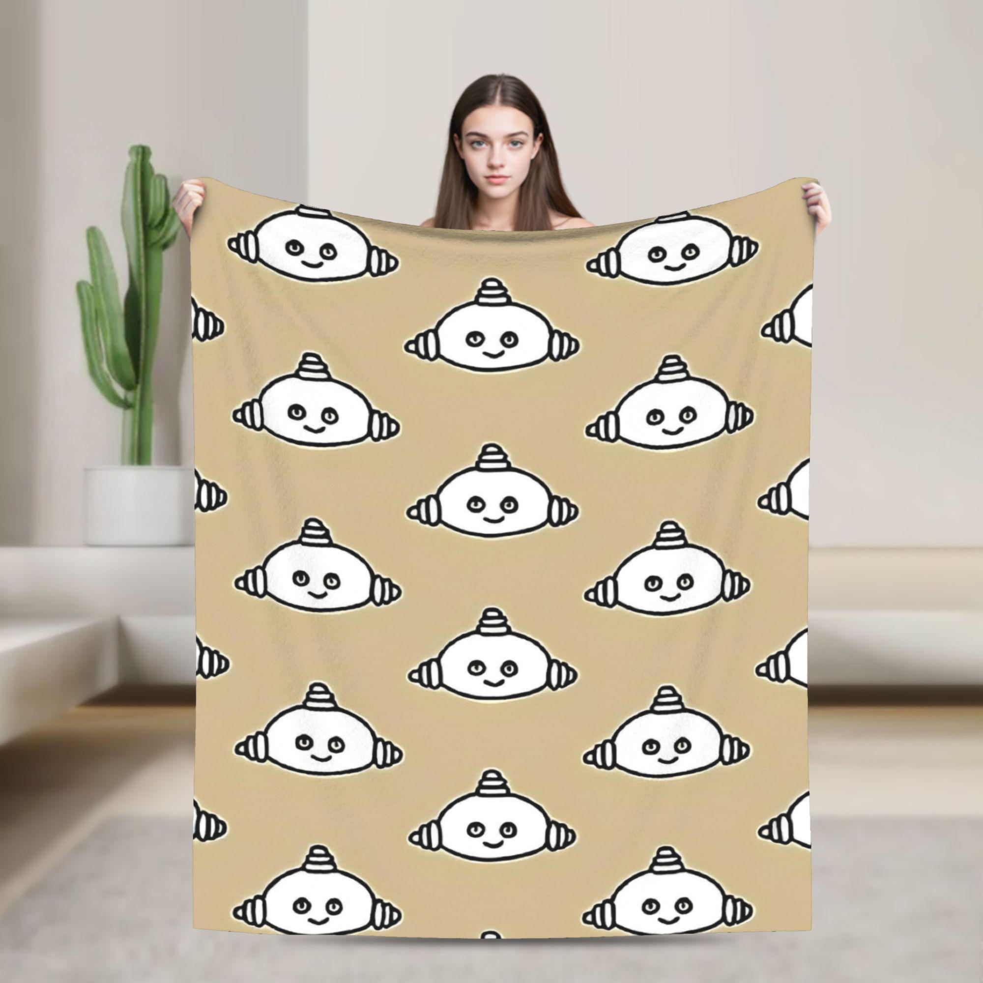 

Makka Pakka In the Night Garden Super Warm Blankets Plush Throw Blanket Fashion Couch Chair Flannel Bedspread Sofa Bed Cover 75x90cm