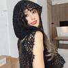 White Lace Scarf Thin Hooded Scarves Retro Blouse Shoulders Fake Collar  Spring