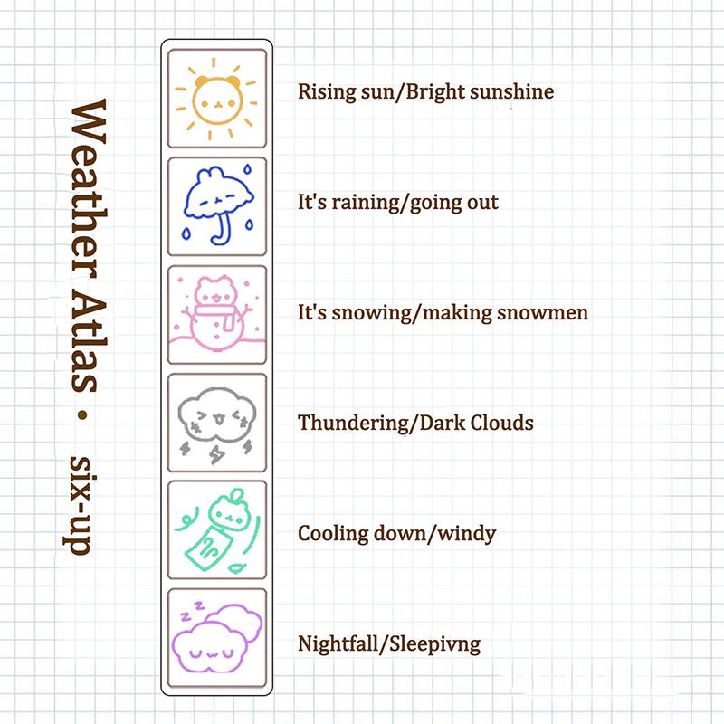 

Декоративные штампы печать для скрапбукинга каваи штампы канцелярские товары для журнала планера искусство DIY ремесла альбом