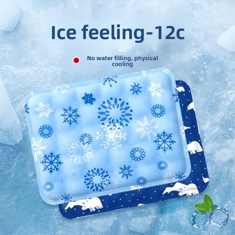 Pet Ice Pad Summer Dog Cooler Pad Breathable Cat Cooling Ice Pad Large Dog Sleeping Pet Ice Pad Sleeping Pad Summer Cooling Pad