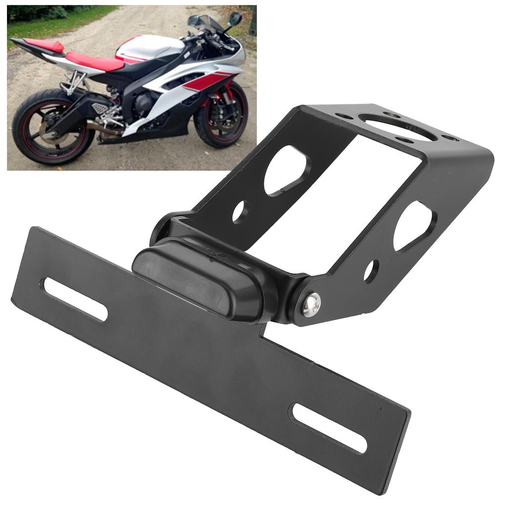 Registreringsskylthållare Stänkskärm Eliminera med LED-ljus Passar för Yamaha YZF R6 20082019
