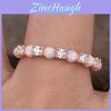 Elegant Women's Rose Gold Ring High Quality Round Cut Rhinestone Rings Jewelry For Weddings And Anniversaries