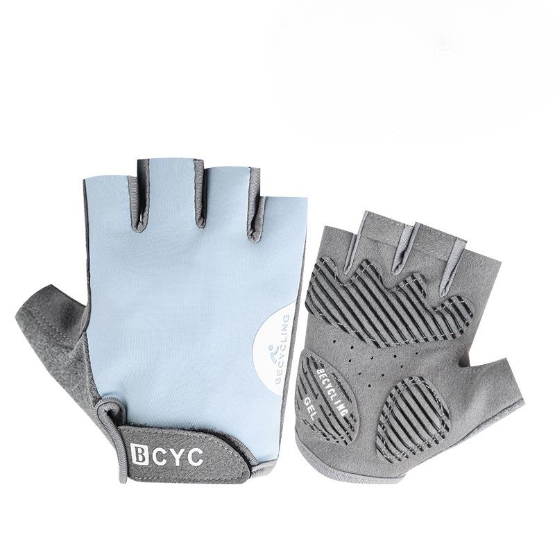 Fitness Gloves for Men and Women with Half Finger Thin Equipment Training Anti Slip Wear Resistant Cocoon Proof Mountaineering Bicycle Riding Gloves
