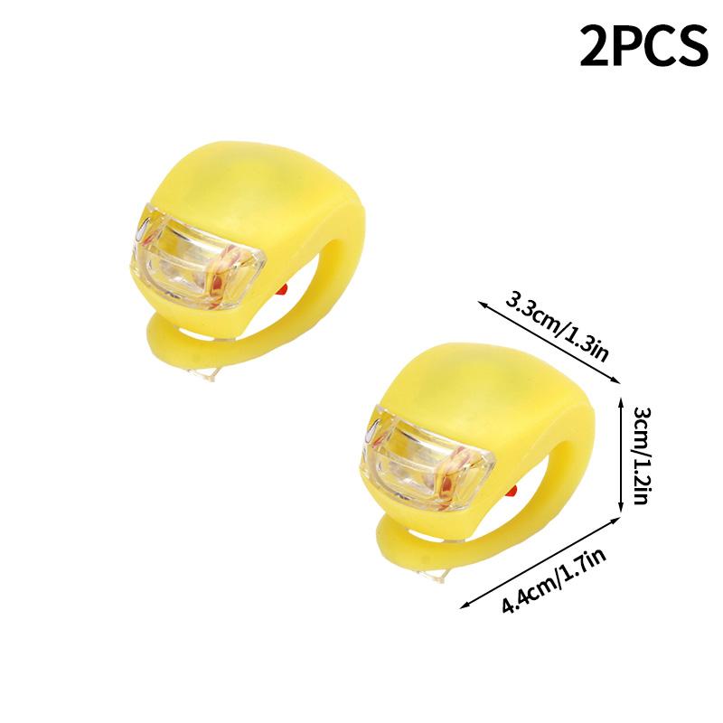 

2 шт. Велосипедное освещение Водонепроницаемый велосипедный фонарь Передний фонарь Светодиодный фонарик Велосипедный фонарик Фонарь Задний фонарь Спорт на открытом воздухе