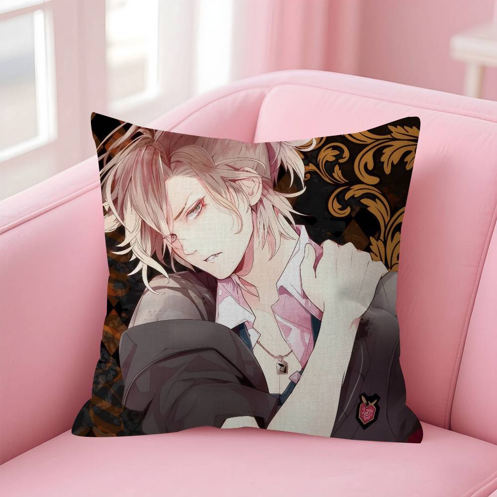 

Anime Diabolik Lovers Pillow Cushion Cover Pillowcase Living Room Sofa Home Decor Customized 30x30 cm
