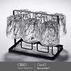 Mystic Ice Luxury Whiskey Glass - Creative Retro Rock Cup