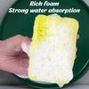 Wavelet Wood Pulp Cotton Sponge Wipe  Kitchen Cleaning Sponge No Scratch Pot Or Dish Degradable Sponge