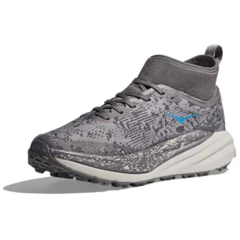 HOKA One One SPEEDGOAT 6 Scarpe da Corsa Mid Top Antiscivolo Reattive da Uomo Sneakers Grigie 1155152-sltg